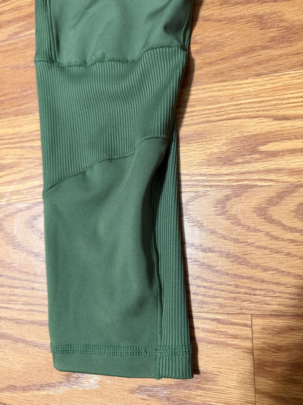 adidas Olive Green High Waist Performance Leggings - Picture 4 of 6
